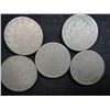 Image 2 : V-Nickel Lot - 5 Pieces