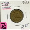 Image 1 : 1863 Civil War Patriotic Token