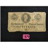 Image 1 : Authentic Confederate Fifty Cent Note