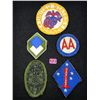 Image 1 : World War II Patches - 5 Pieces