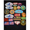 Image 1 : Vintage and New Boy Scout Patches - 24 Pieces