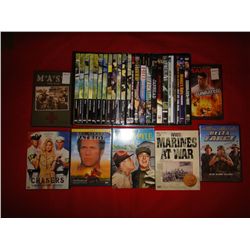 Large Lot of Military-Related DVDs