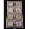 Image 1 : One Dollar Silver Certificate Lot (4 Pieces)