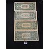 Image 2 : One Dollar Silver Certificate Lot (4 Pieces)