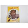 Image 2 : 1959 HANK AARON #380, LOW GRADE, CREASED CORNERS