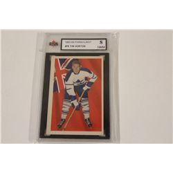 1963-64 PARKHURST #76 TIM HORTON KSA GRADED 8