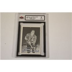 1970-71 OPC #30 BOBBY HULL DECKLE EDGE KSA GRADED 8 NM