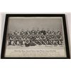 Image 2 : 1934-35 CCM BROWN BORDER DETROIT RED WINGS FRAMED TEAM PICTURE