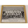 Image 2 : 1933-34 CCM BROWN BORDER NEW YORK AMERICANS FRAMED TEAM PICTURE