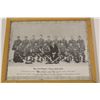 Image 2 : 1933-34 CCM BROWN BORDER NEW YORK RANGERS FRAMED TEAM PICTURE