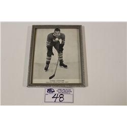 1934-35 LORNE CHABOT VEZINA WINNER FRAMED PHOTO