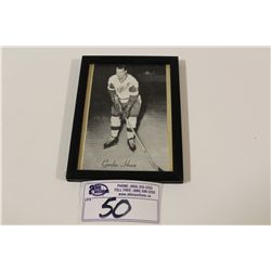 GORDIE HOWE FRAMED PICTURE