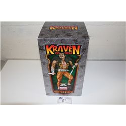 KRAVEN THE HUNTER, HAND-PAINTED, LIMITED EDITION SCULPTURE, NEW IN BOX 735/750