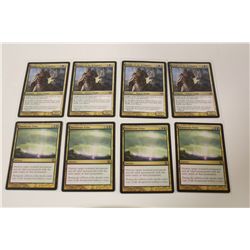 4 KNIGHT OF THE RELIQUARY (CON) AND 4 MAELSTROM PULSE (ARB) MTG CARDS