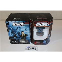 2 GI JOE MINI BUST- FLINT 536/1200 AND COBRA COMMANDER 1121/2550