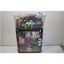 ASSORTED MARVEL AND DC, NEW IN BOX TOYS