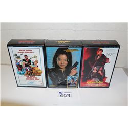 3- 007 JAMES BOND 12" COLLECTABLE FIGURE, NEW IN BOX