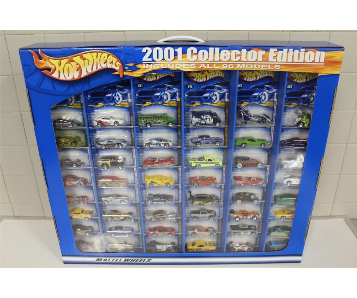 HOT WHEELS- 2001 COLLECTOR EDITION, INCLUDES ALL 96 MODELS. (ONE SET ...