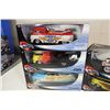 Image 2 : 5-HOT  WHEELS 1:18 SCALE DIECAST, NEW IN BOX INCLUDING: VW PICKUP, MERC WOODIE, VW DRAG BUS,