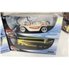 Image 3 : 5-HOT  WHEELS 1:18 SCALE DIECAST, NEW IN BOX INCLUDING: VW PICKUP, MERC WOODIE, VW DRAG BUS,