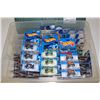 Image 2 : HOT WHEELS RUBBERMAID CONTAINING 65 RADIO FLYERS, MIXED, MINT ON BOARD