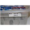 Image 2 : HOT WHEELS RUBBERMAID CONTAINING 100 MIXED, MINT ON BOARD