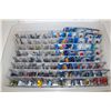 Image 3 : HOT WHEELS RUBBERMAID CONTAINING 100 MIXED, MINT ON BOARD