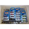 Image 3 : HOT WHEELS RUBBERMAID CONTAINING 100 FORD MUSTANGS1960'S- 70'S, MINT ON BOARD