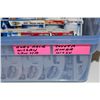 Image 2 : HOT WHEELS RUBBERMAID CONTAINING 80+ MINT ON BOARD EURO RACE, TOYOTA, HONDA, MITS, NISSAN ETC.