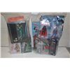Image 2 : 2 BAGS OF ASSORTED DC STATUES INCLUDING GREEN LANTERN, WONDERWOMAN ETC., NEW IN BOX TOYS