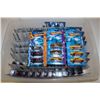 Image 2 : HOT WHEELS RUBBERMAID CONTAINING 80+ 2007 SETS SINGLES, MINT ON BOARD