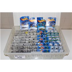 HOT WHEELS RUBBERMAID CONTAINING 100 TREASURE HUNTS, MINT ON BOARD