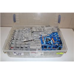 HOT WHEELS RUBBERMAID CONTAINING 100- 2006 REPAINTS, MINT ON BOARD