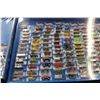 Image 2 : CUSTOM HOT WHEELS 8' FOLDING DISPLAY TABLE, WITH FALSE BOTTOM INCLUDING APPROX 285 MINT ON