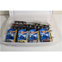 HOT WHEELS RUBBERMAID CONTAINING 60+ MINT ON BOARD 2007 FIRST EDITIONS #32-36