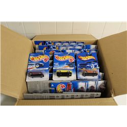 HOT WHEELS FACTORY BOX CONTAINING 56 MINT ON BOARD LAMBORGHINI'S