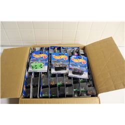 HOT WHEELS FACTORY BOX CONTAINING 48 MINT ON BOARD MILITARY