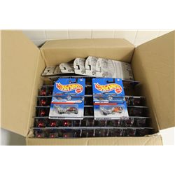 HOT WHEELS FACTORY BOX CONTAINING 50+ MINT ON BOARD WHATTA DRAGE