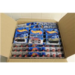 HOT WHEELS FACTORY BOX CONTAINING 65+ MINT ON  FORD PICK UP'S