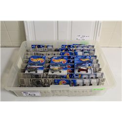 HOT WHEELS RUBBERMAID CONTAINING 100+ MINT ON BOARD FORD MODEL T'S