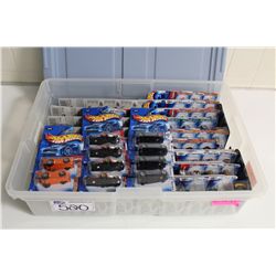 HOT WHEELS RUBBERMAID CONTAINING 80+ MINT ON BOARD 2004 FIRST EDITIONS