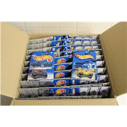 HOT WHEELS FACTORY BOX CONTAINING 75 MINT ON BOARD ANGLIA'S