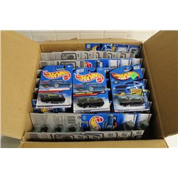 HOT WHEELS FACTORY BOX CONTAINING 59 MINT ON BOARD AT-A-TUDES