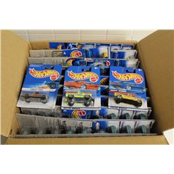 HOT WHEELS FACTORY BOX CONTAINING 73 MINT ON BOARD CHEV TRUCKS