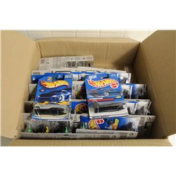 HOT WHEELS FACTORY BOX CONTAINING 30+ MINT ON BOARD HYDROJET, HYDROPLANE