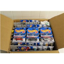 HOT WHEELS FACTORY BOX CONTAINING MINT ON BOARD 1998-99 SETS