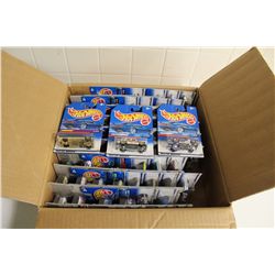 HOT WHEELS FACTORY BOX CONTAINING MINT ON BOARD SETS OF 4