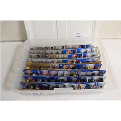 HOT WHEELS RUBBERMAID CONTAINING 80+ MINT ON BOARD MIXED SINGLES