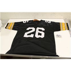 PITTSBURGH STEELER, ROD WOODSON AUTOGRAPHED JERSEY WITH COA STICKER