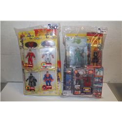 2 BAGS OF ASSORTED DC, NEW IN BOX TOYS